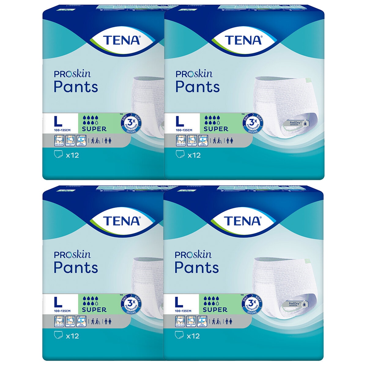 Tena Proskin Pants Super Large 48 Pack