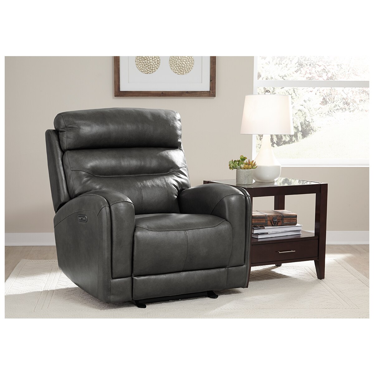 Pulaski Oklahoma Leather Power Glider Recliner Costco Australia