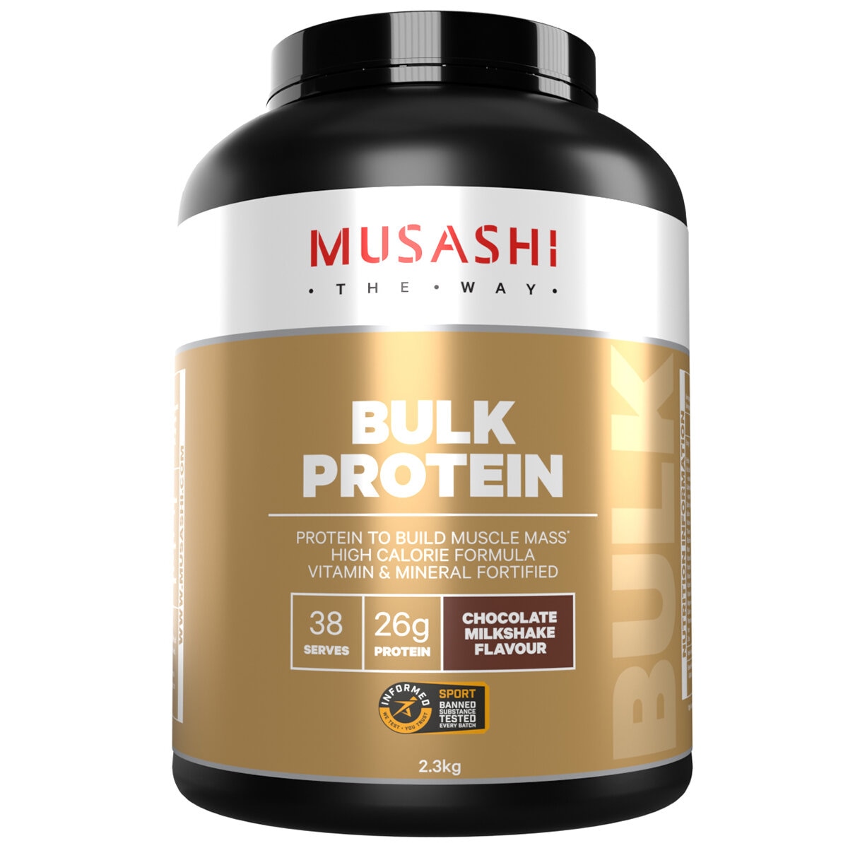 Musashi Bulk Protein Vanilla and Chocolate