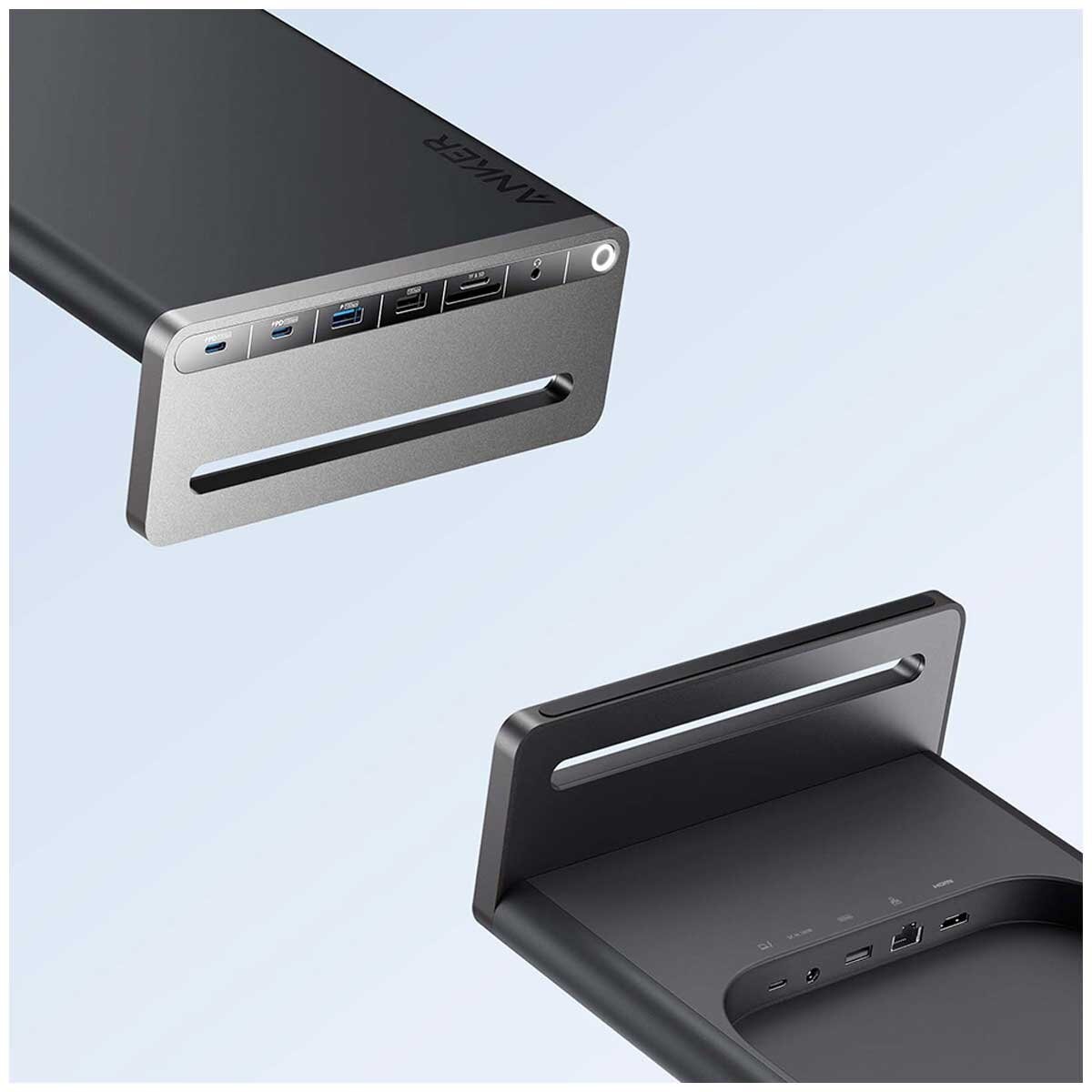 Anker 675 Monitor Stand With USB-C Dock And Wireless Charging Pad A8377TZ1
