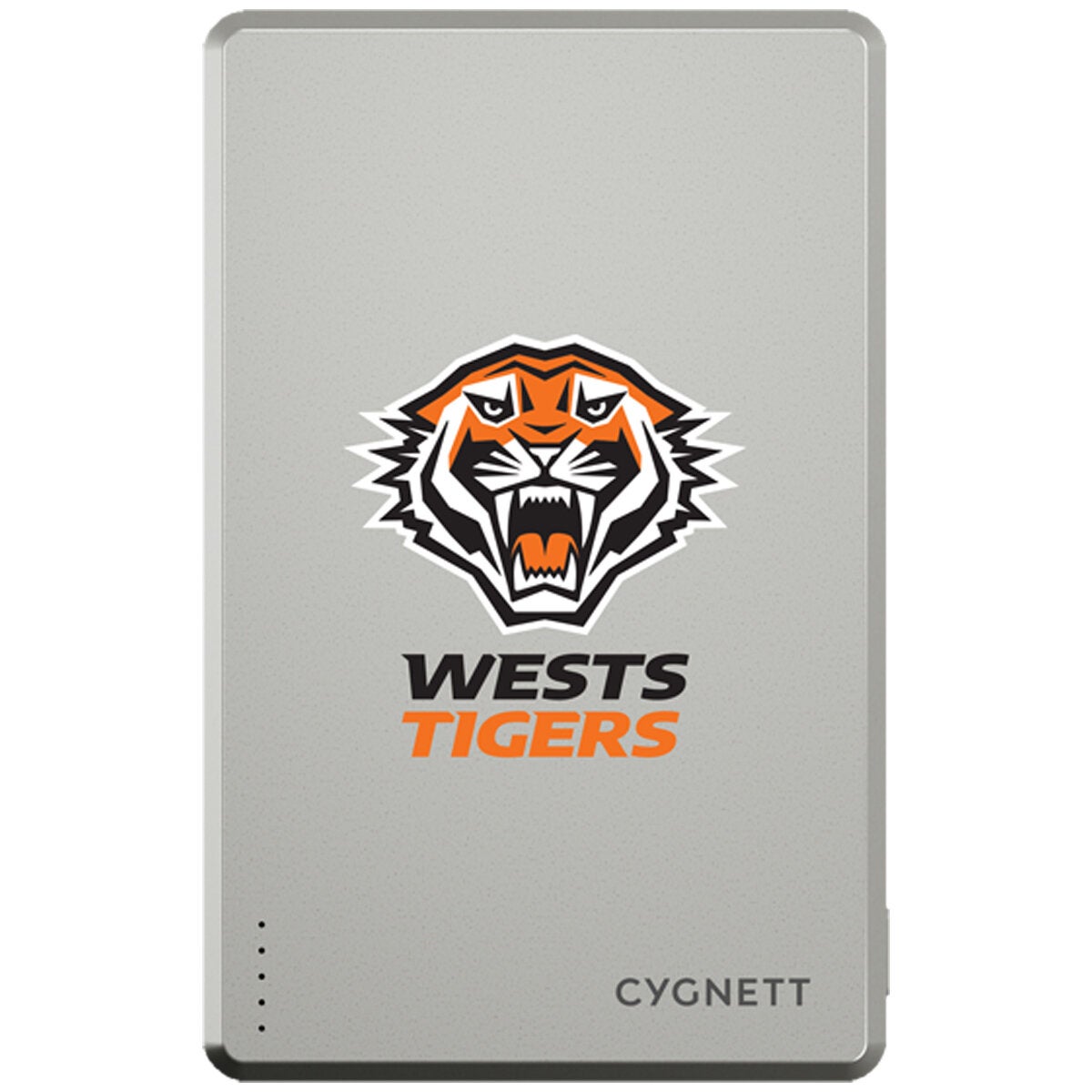 Cygnett NRL 5k Mag Power Bank - Wests Tigers CY5850PBCHE Cygnett NRL 5k Mag Power Bank - Wests Tigers CY5850PBCHE