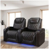 Valencia Home Theatre Oslo Edition 2 Seater Dark Chocolate
