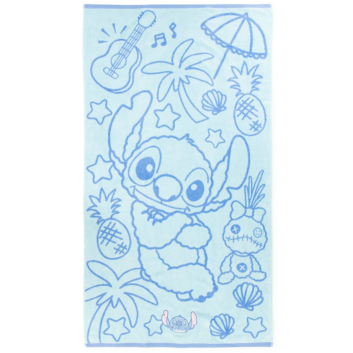 Licensed Jacquard Beach Towel 160 x 86 cm  Lilo & Stitch
