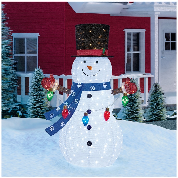 LED Pop Up Snowman 213.36cm Costco Australia