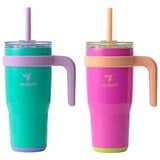 Reduce Cold1 Mug 700ml x 2 Pack Pink And Green