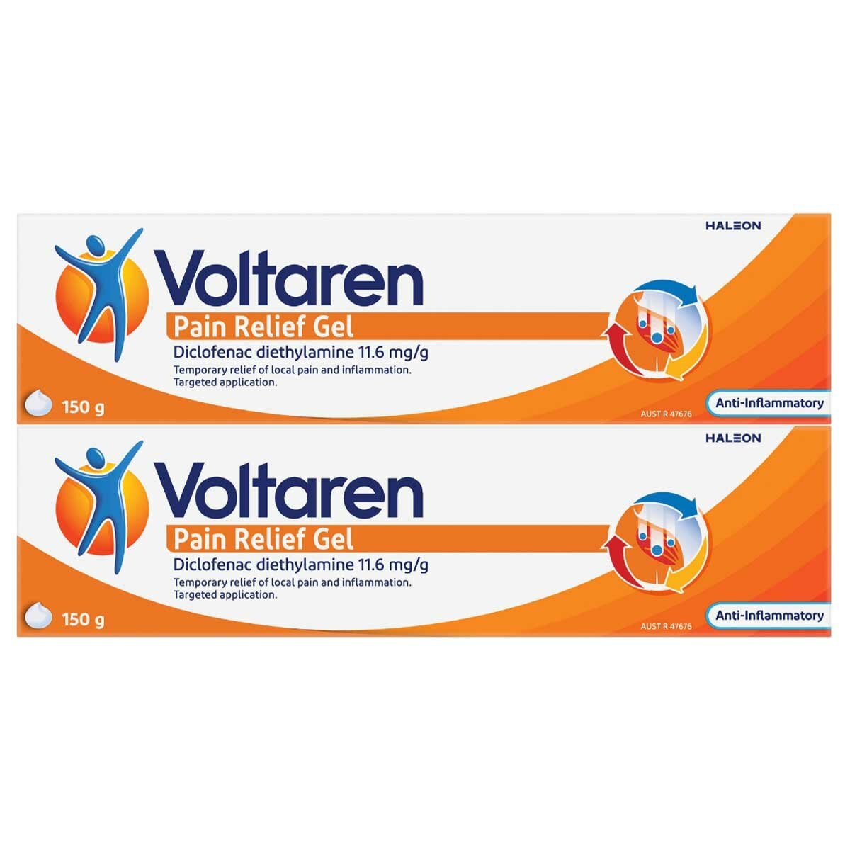 Voltaren Pain Relief Gel 2 x 150g