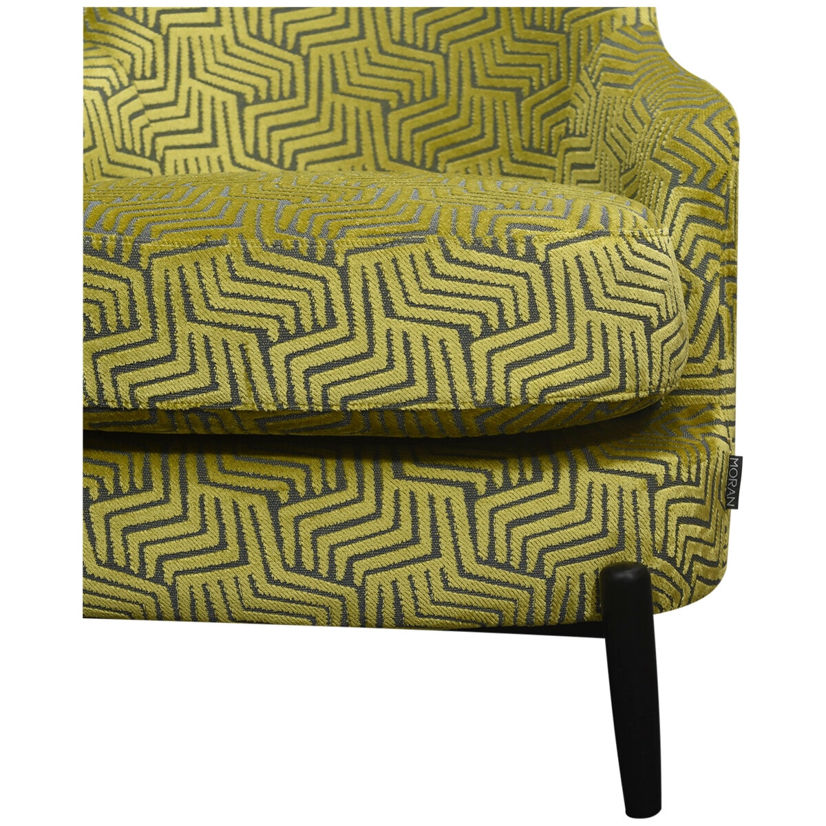 Moran Atelier Fabric Chair Plaza Zest