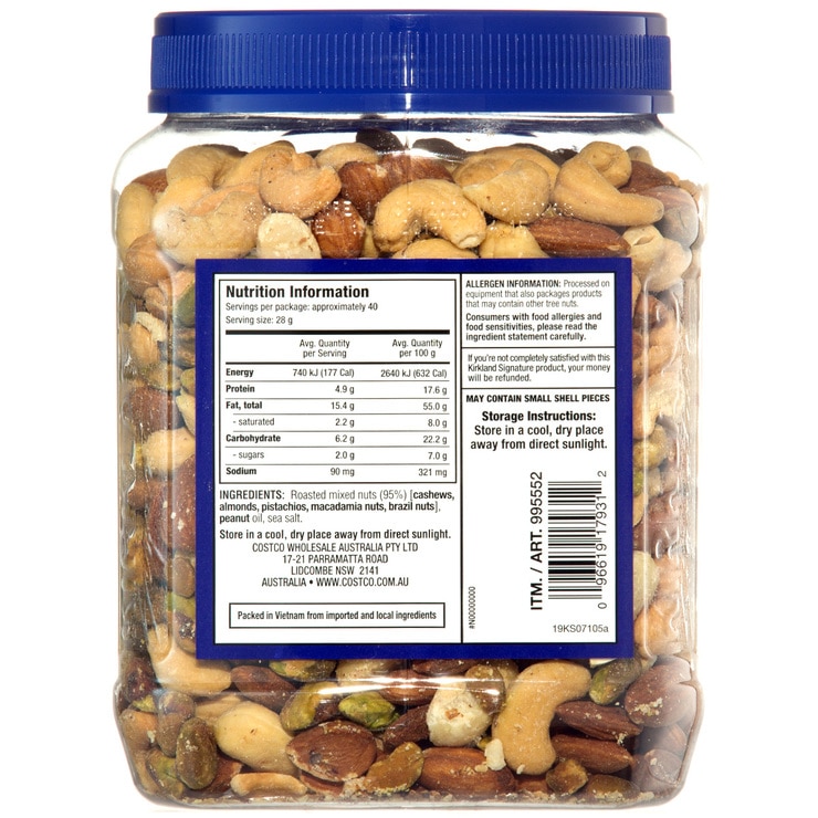 Kirkland Signature Extra Fancy Mixed Nuts 2 x 1.13kg Costco Australia