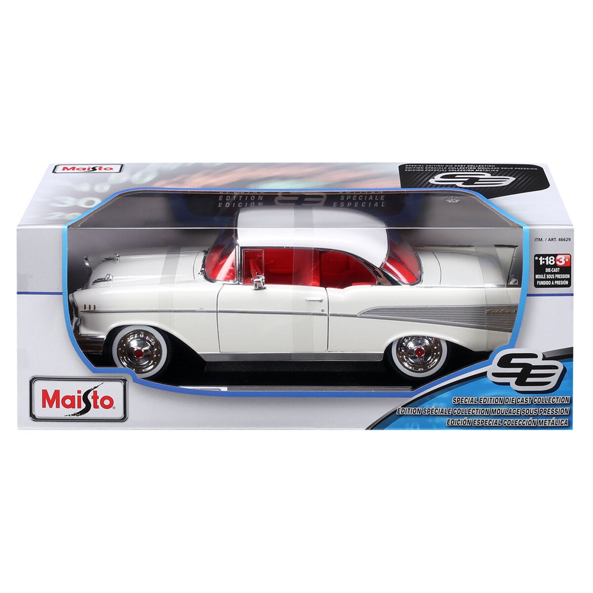 Maisto 1:18 Die Cast Cars Se 1957 Chevrolet Bel Air Maisto 1:18 Die Cast Cars Se 1957 Chevrolet Bel Air