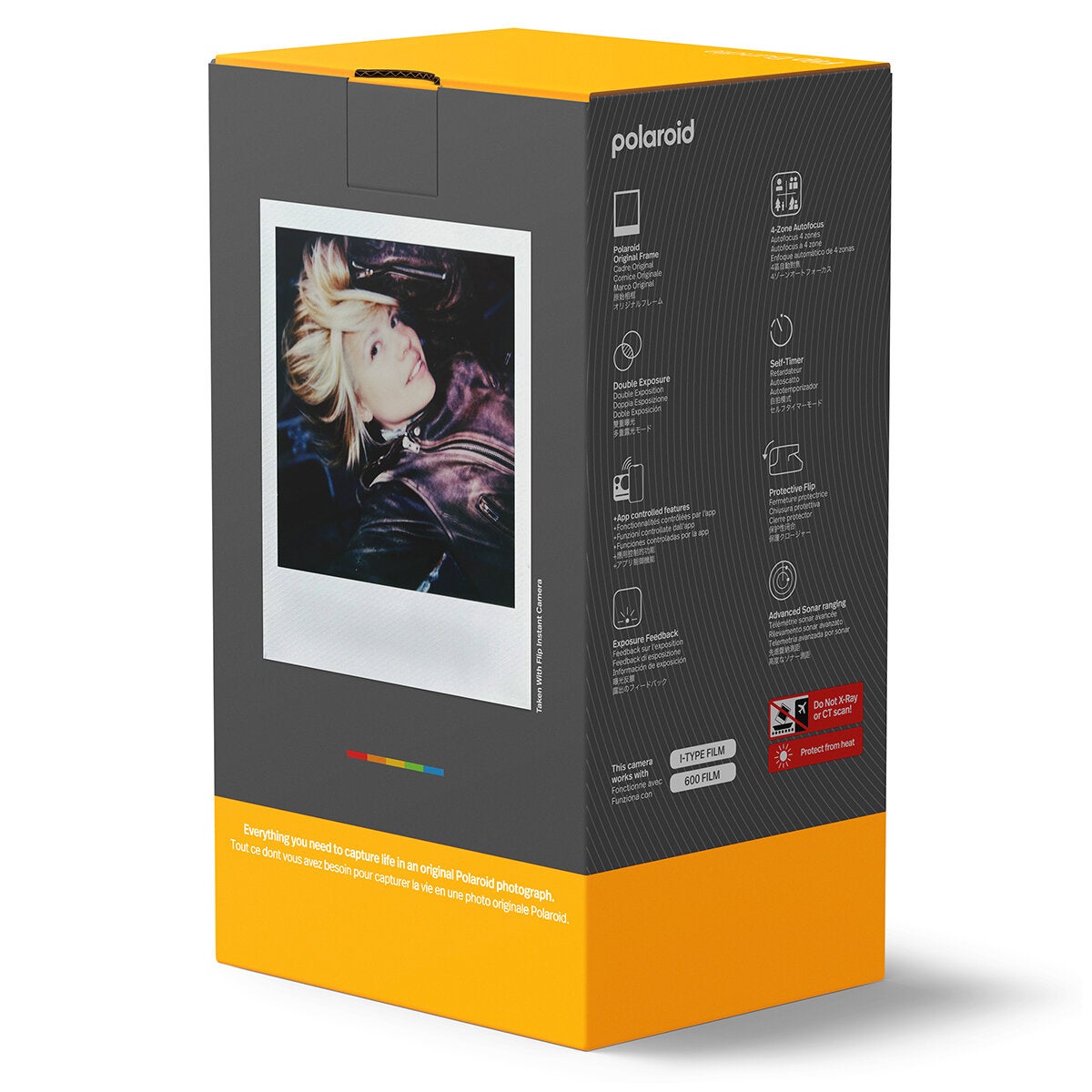 Polaroid Flip Instant Camera + Color Film Bundle 16 photos Black 6565 Polaroid Flip Instant Camera + Color Film Bundle 16 photos Black 6565