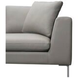 Moran Pico 3.5 Seater Sofa With Left Chaise Dove Silver