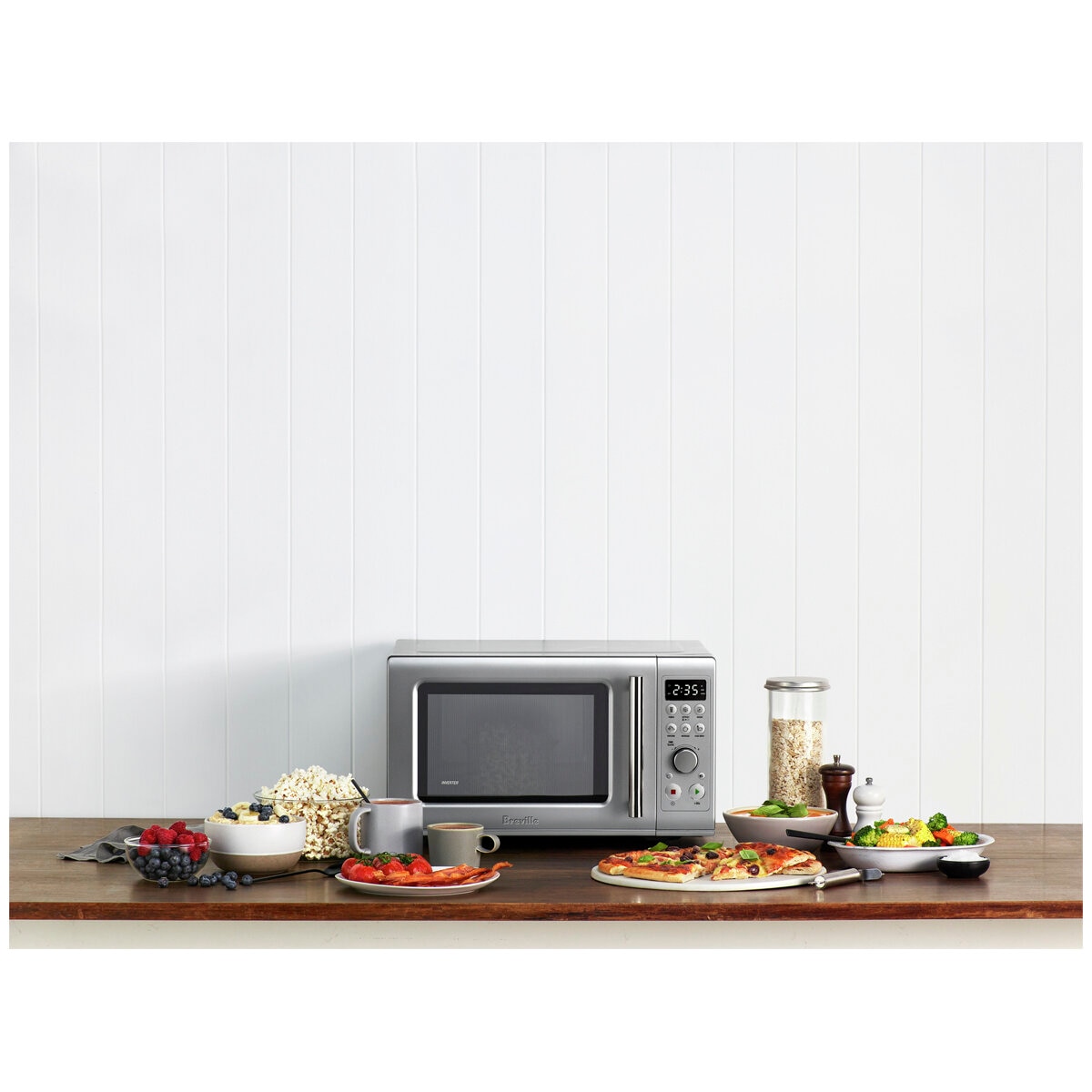 Breville The Compact Wave Soft Close Microwave