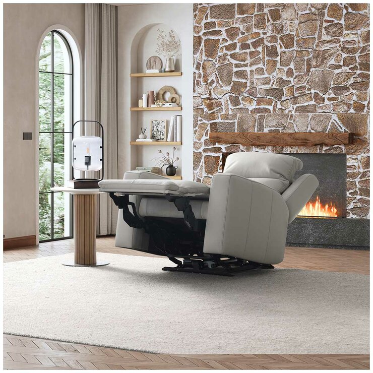 Simon Li Furniture Leather Power Recliner