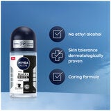 NIVEA Men Anti Perspirant Roll-On Deodorant 6 x 50 ml Black And White NIVEA Men Anti Perspirant Roll-On Deodorant 6 x 50 ml Black And White
