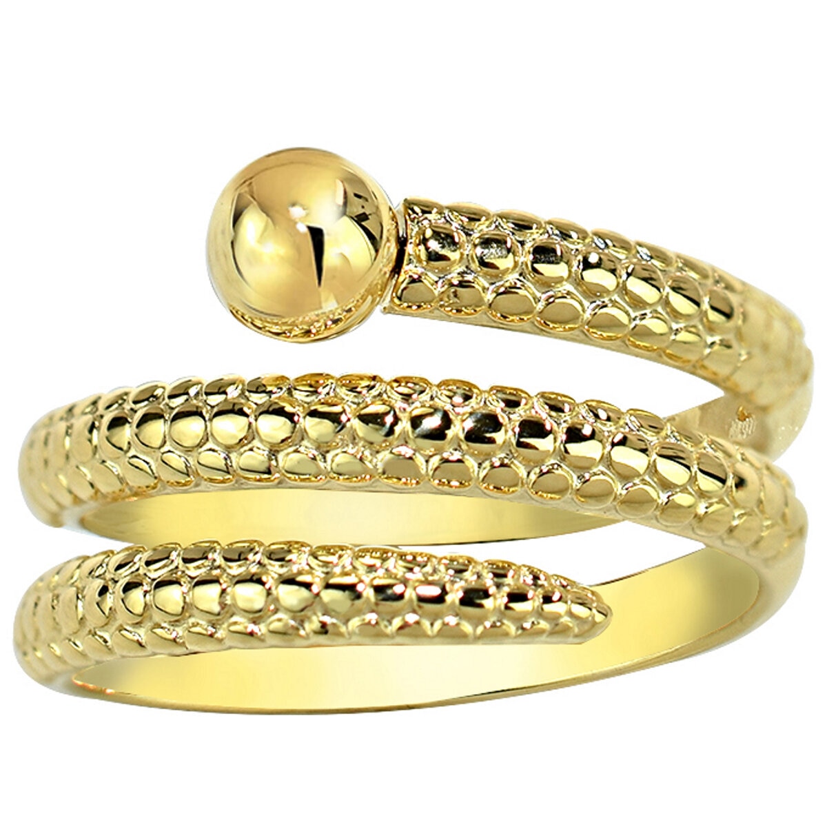 14KT Yellow Gold Swirl Ring