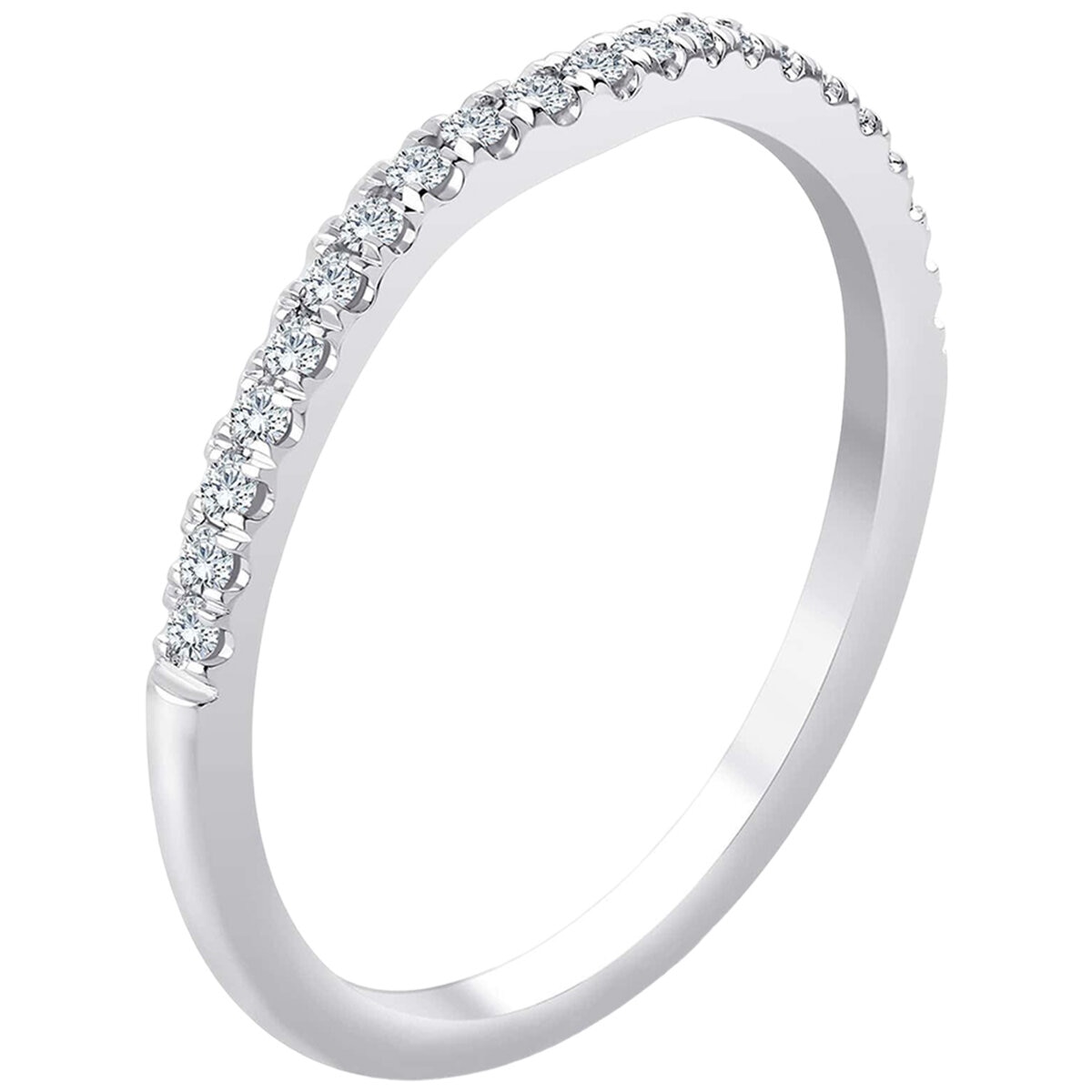 18KT White Gold 0.85ctw Diamond Bridal Set With 0.60ctw Centre