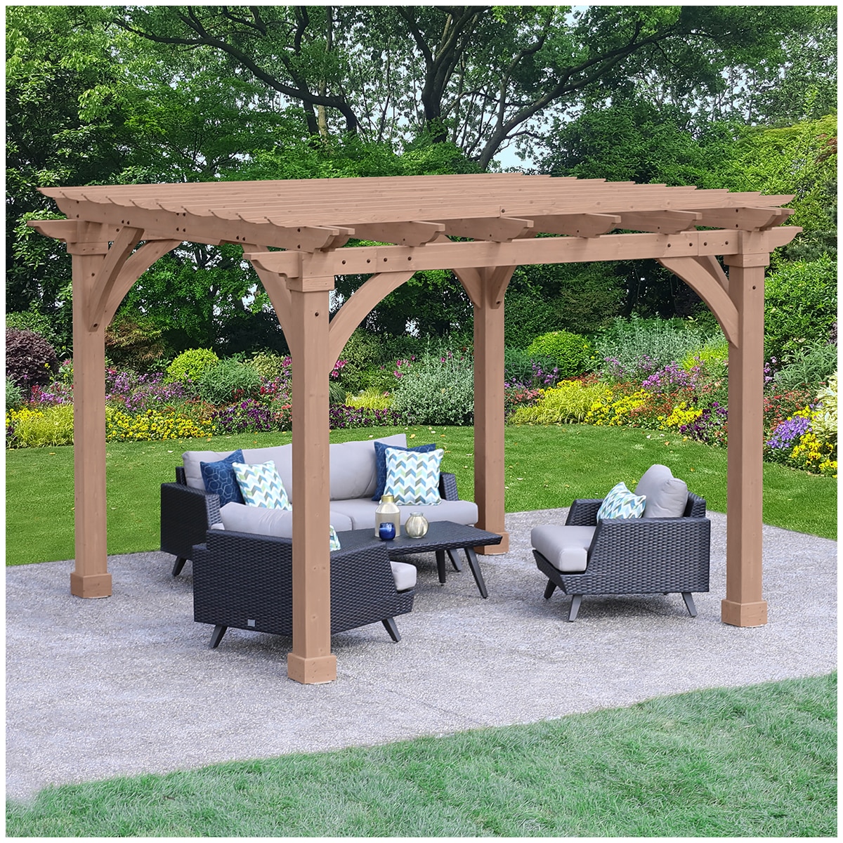 Yardistry wooden pergola