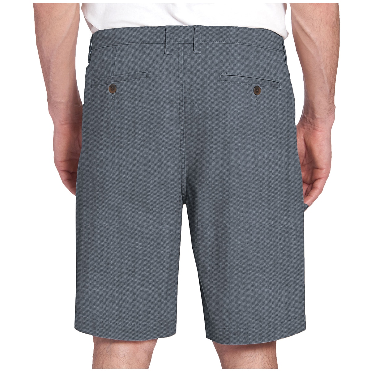 Jachs Men's Chambray Stretch Shorts Blue Costco Australia