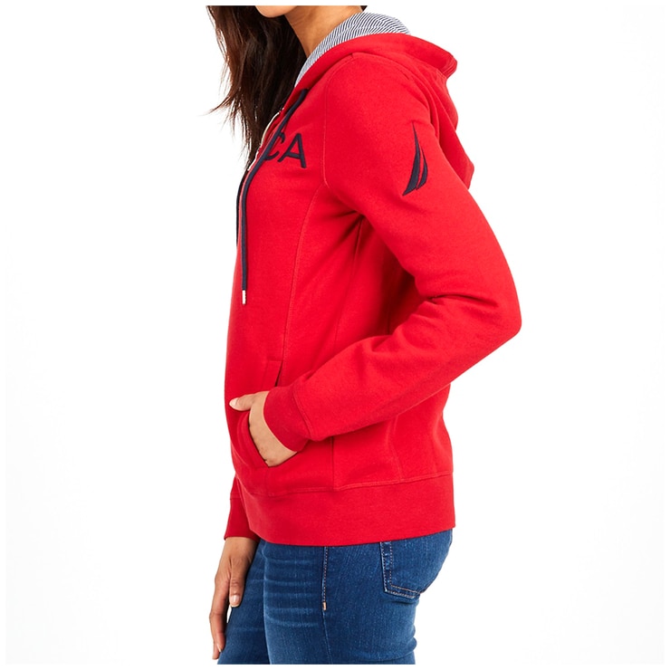 Nautica Women's Hoodie Red Costco Australia