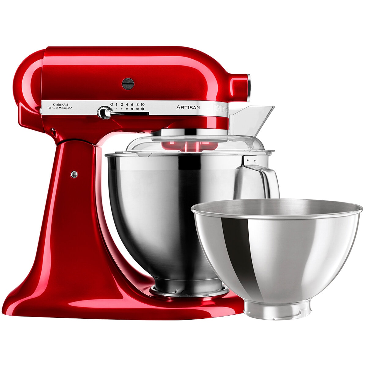 KitchenAid Artisan 4.8 Litre Tilt-Head Stand Mixer Candy Apple 5KSM177ACA