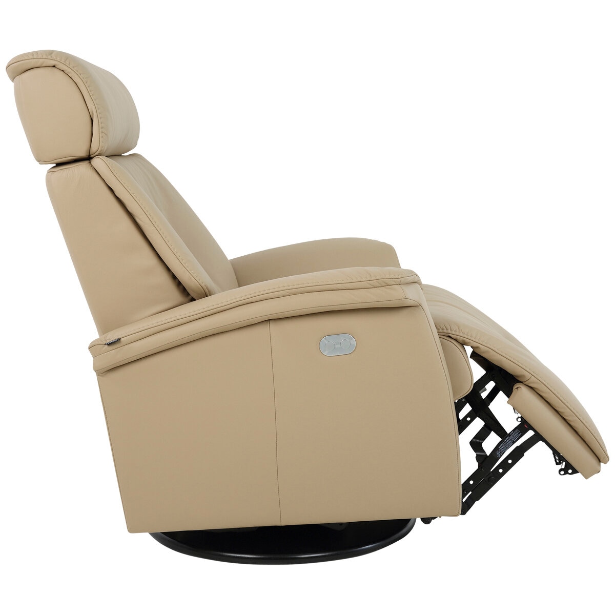 Moran Fjords Rome Motorised Recliner Relaxer Large 1 Motor with Battery Latte Beige