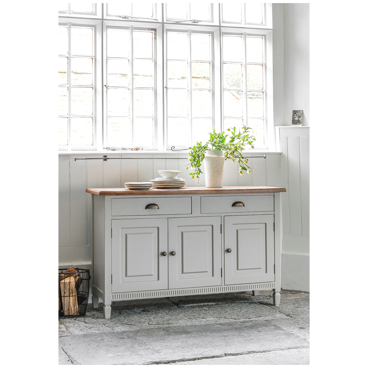 Hudson Living Bronte 3 Door 2 Drawer Sideboard
