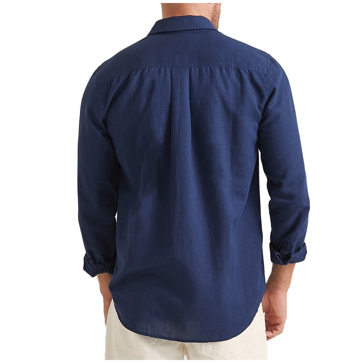JAG Linen Shirt - Blue JAG Linen Shirt - Blue