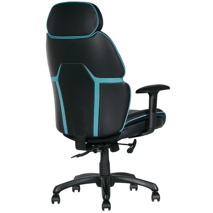 DPS Gaming Chair With Adjustable Headrest Black DPS Gaming Chair With Adjustable Headrest Black