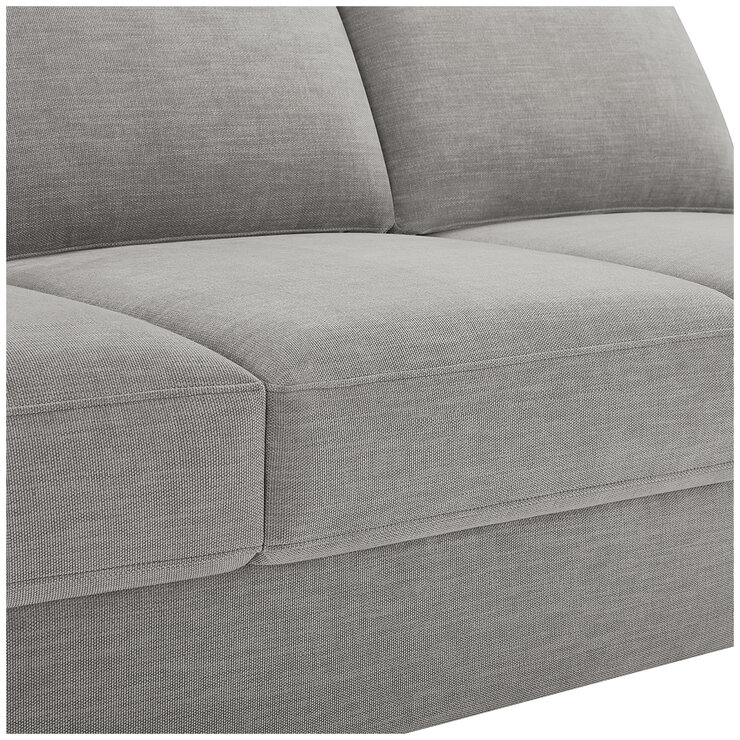 Thomasville 3 Piece Fabric Convertible Sectional With Storage Seat