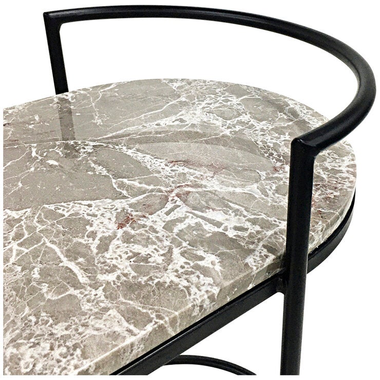 Cafe Lighting and Living Southside Grey Marble Bar Cart Black Cafe Lighting and Living Southside Grey Marble Bar Cart Black