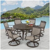 Agio Cullman 7 Piece Sling Dining Set