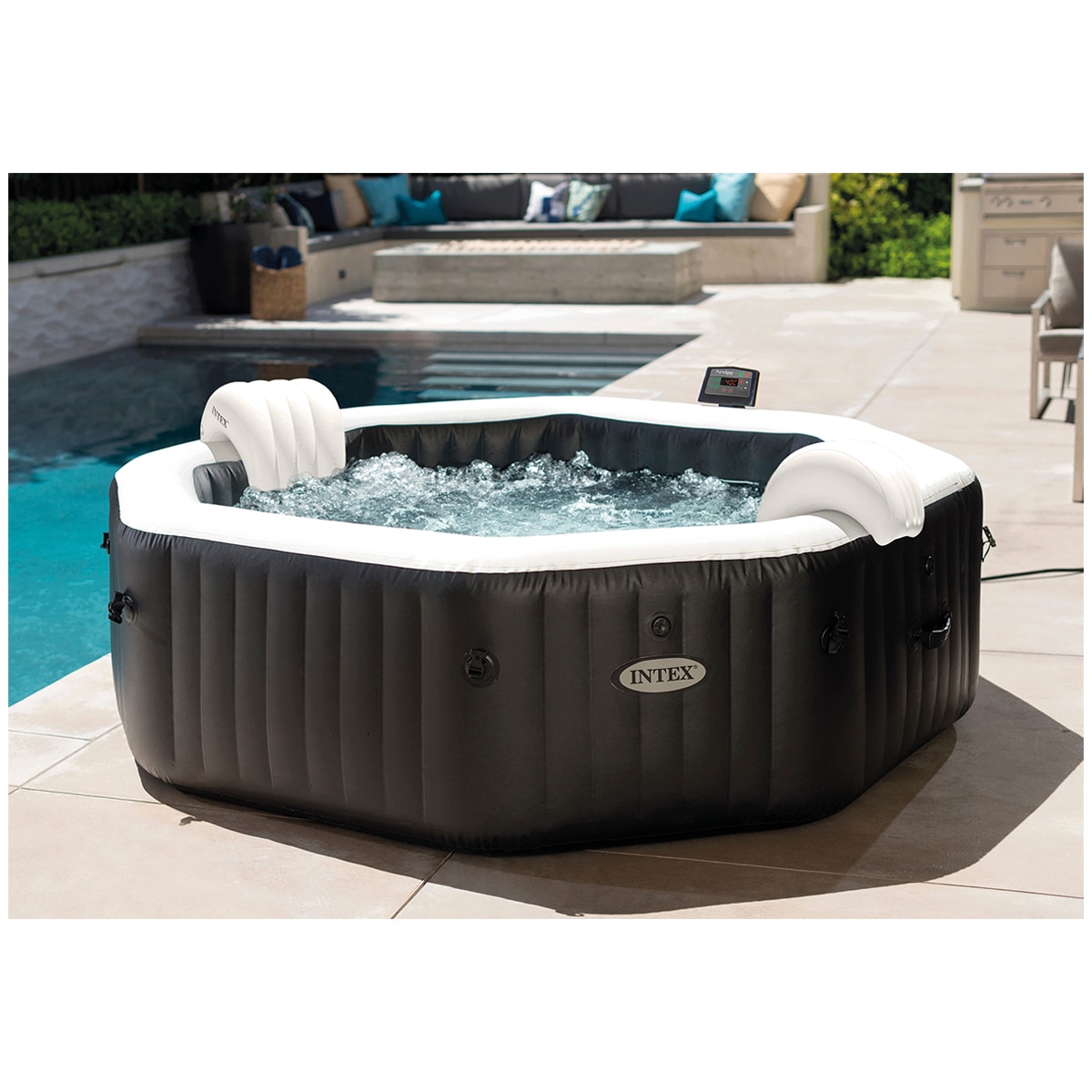 Intex Prism Frame Pool Grey