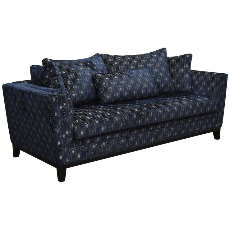 Moran Florence 3 Seater Warwick Fairmont Navy Fabric