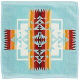 Pendleton Jacquard Wash Cloth Aqua