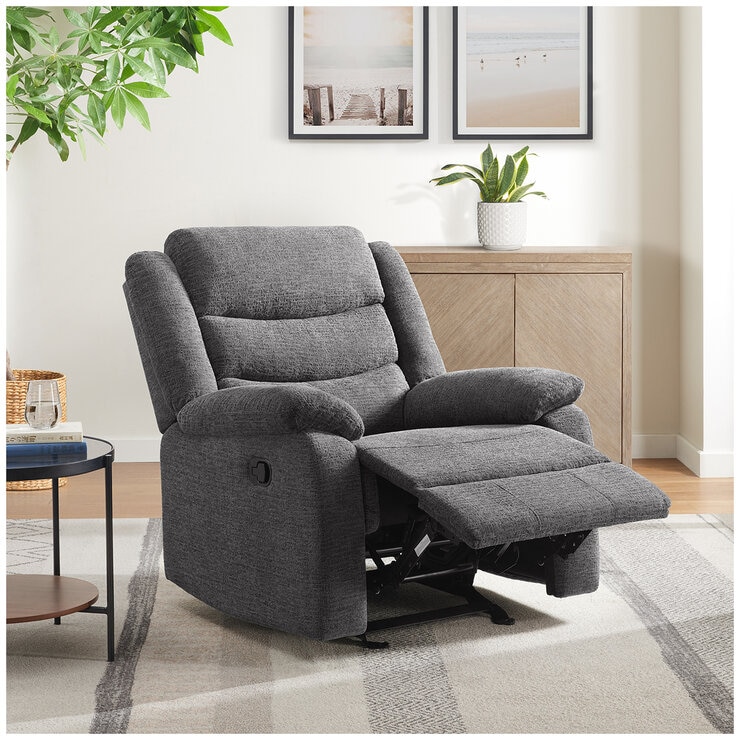 Northridge Home Fabric Glider Recliner
