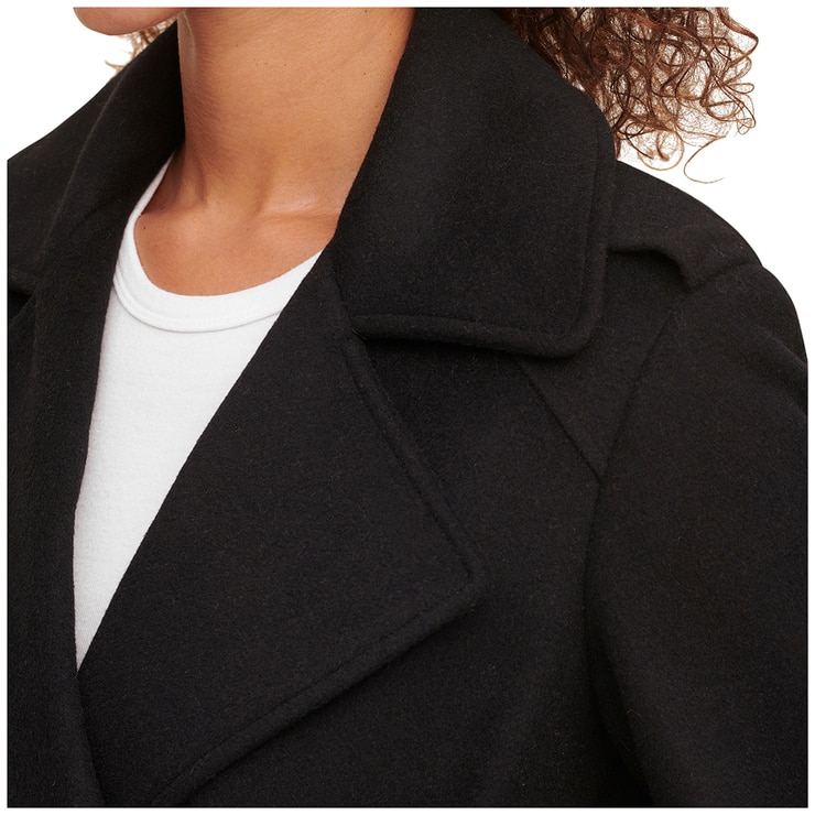 DKNY Women's Wool Coat Black Costco Australia