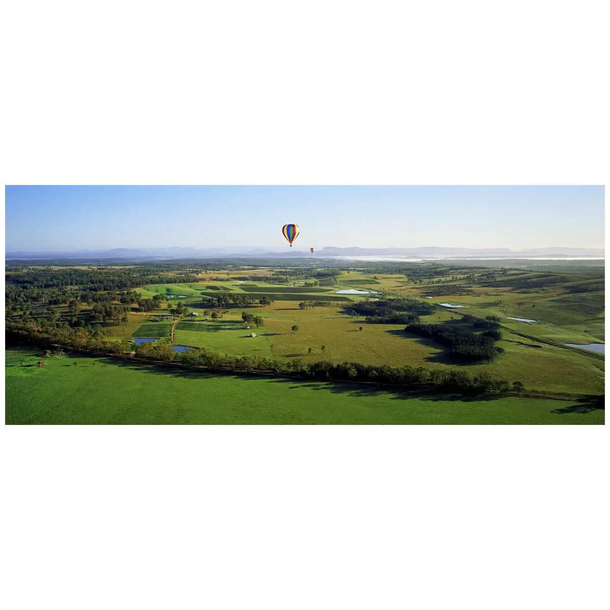 Ken Duncan 30 Inch Hunter Aerial, NSW Framed Print