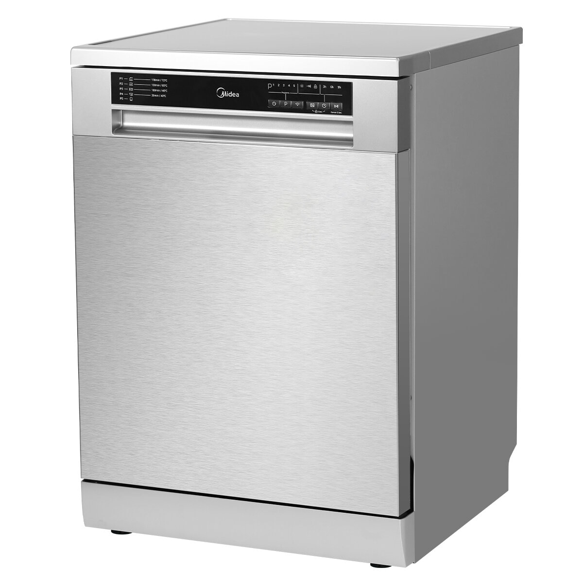 Midea 60CM 14 Place Freestanding Dishwasher Stainless MDWPF1433F Midea 60CM 14 Place Freestanding Dishwasher Stainless MDWPF1433F