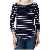 Segments Women's 34 Sleeve Top - Navy