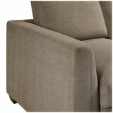 Thomasville Caler 3 Piece Fabric Sectional with Sleeper and Storage Seat