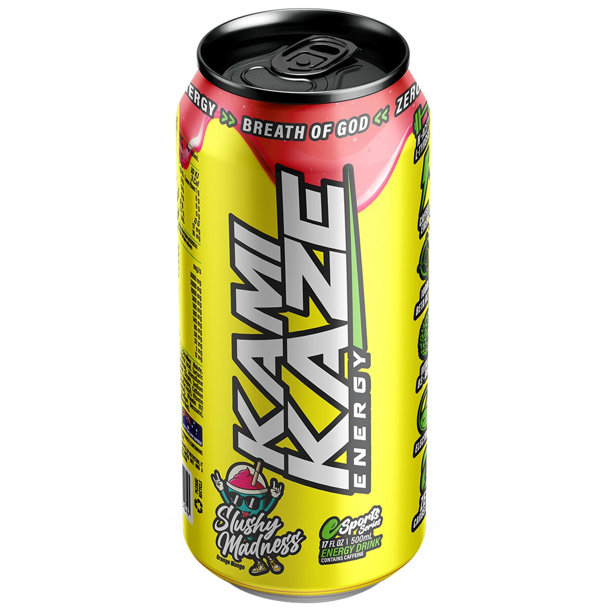 Kamikaze Pre-Workout Energy Variety Pack 12 x 500ml