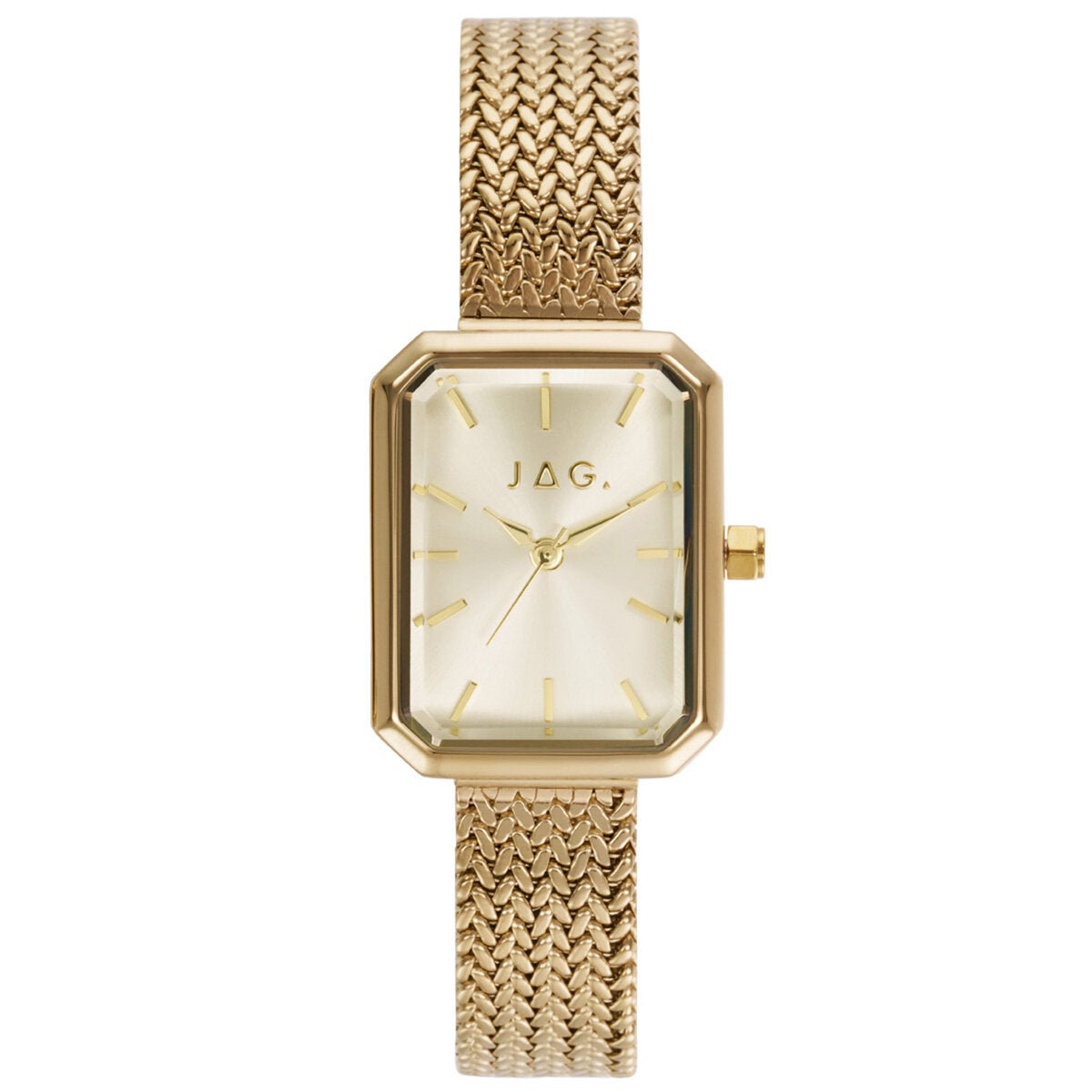 JAG Balmain Gold Stainless Steel Mesh Band Women's Watch J2915A JAG Balmain Gold Stainless Steel Mesh Band Women's Watch J2915A