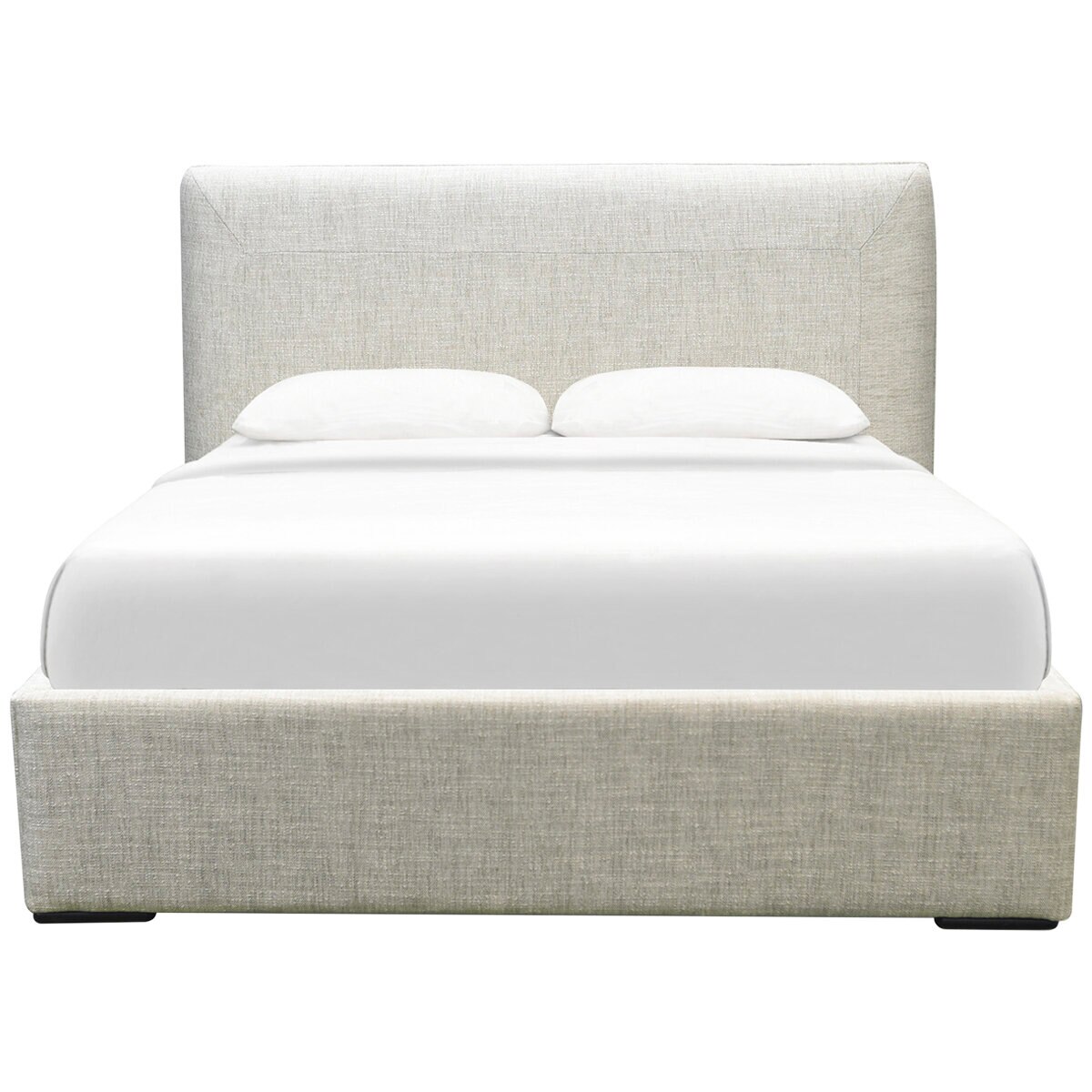 Moran Ora King Bedhead with Encasement and Slats Natural