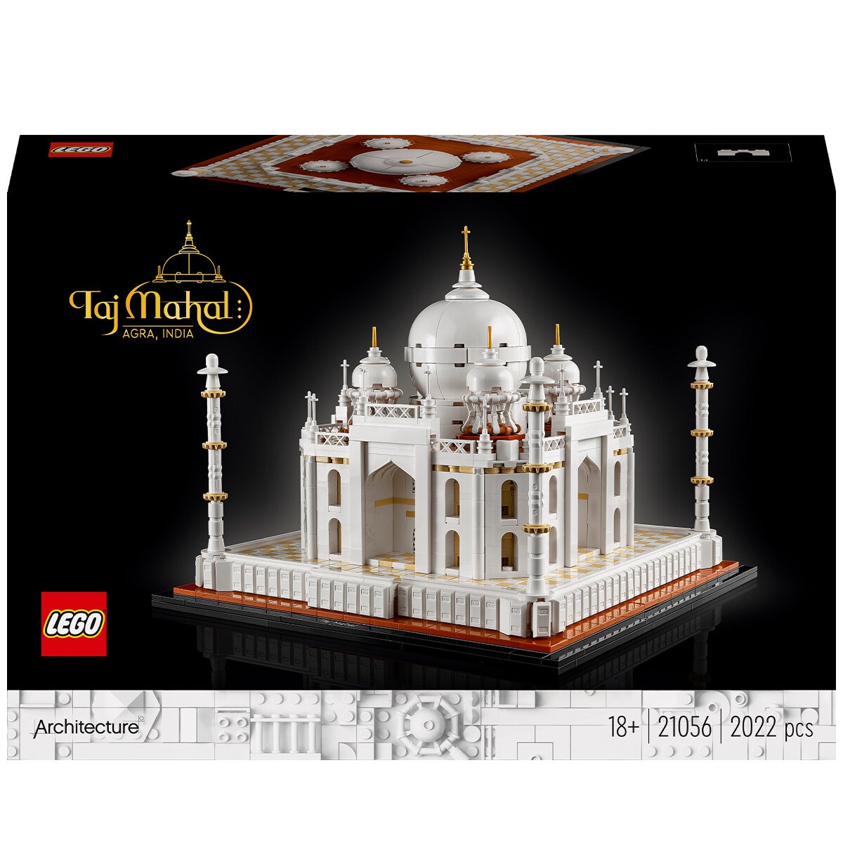 lego architecture taj mahal 21056