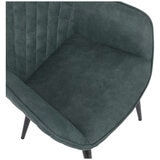 142279-Onex RiVa Dining Chair Dark Green