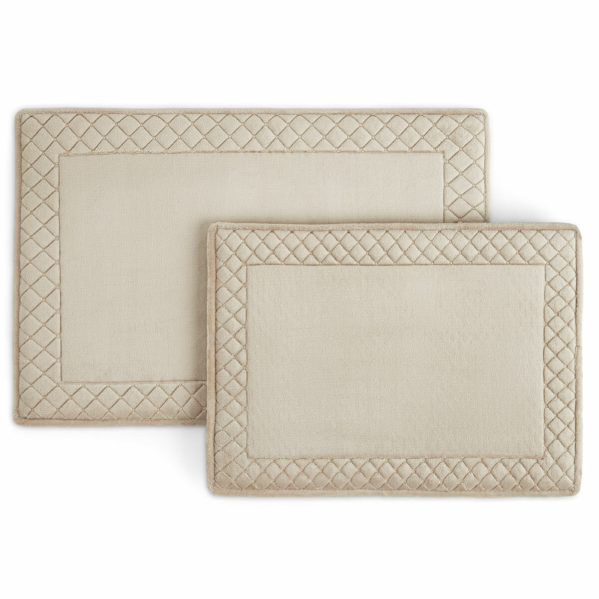 Town & Country Memory Foam Bath Rug 2 Pack Hummus