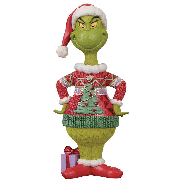 Jim Shore Ugly Sweater Grinch Statue Jim Shore Ugly Sweater Grinch Statue