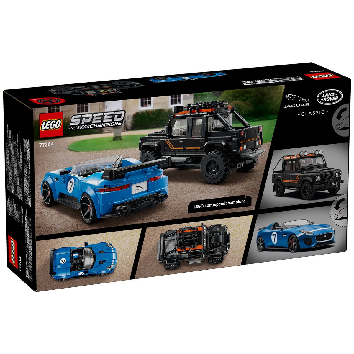 LEGO Speed Champions Jaguar Project 7 & Land Rover Defender 77264 LEGO Speed Champions Jaguar Project 7 & Land Rover Defender 77264