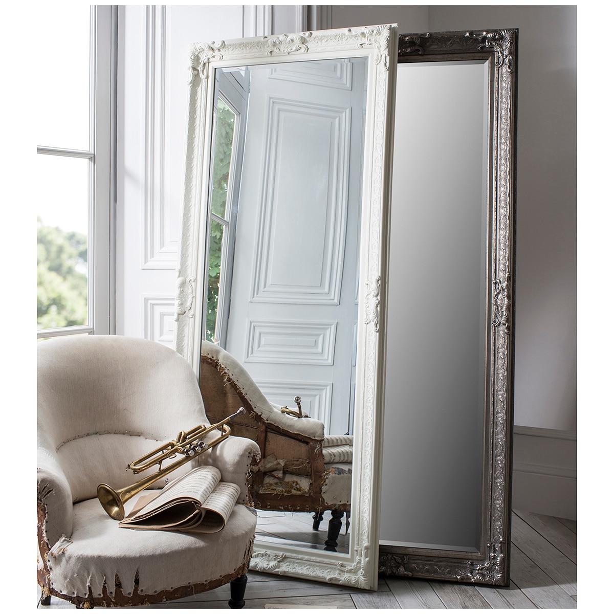 Hudson Living Pembridge Cream Mirror 1900 x 815mm