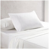 Onkaparinga Cotton Rich 1500TC Sheet Set Queen 4 Piece White
